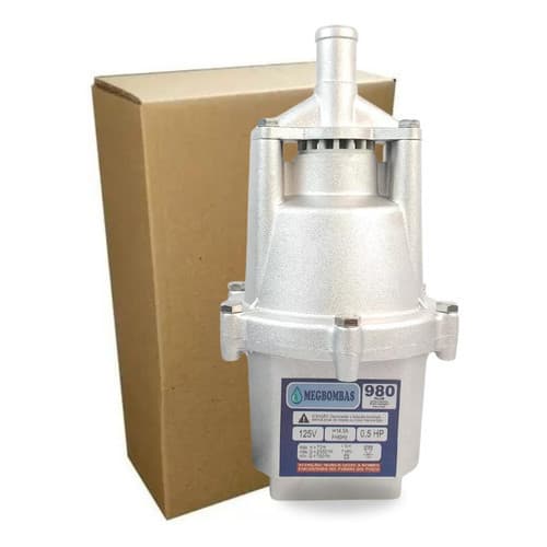 Bomba Submersa D'água Meg 980 480w Entrada 1'' Vibratóri
