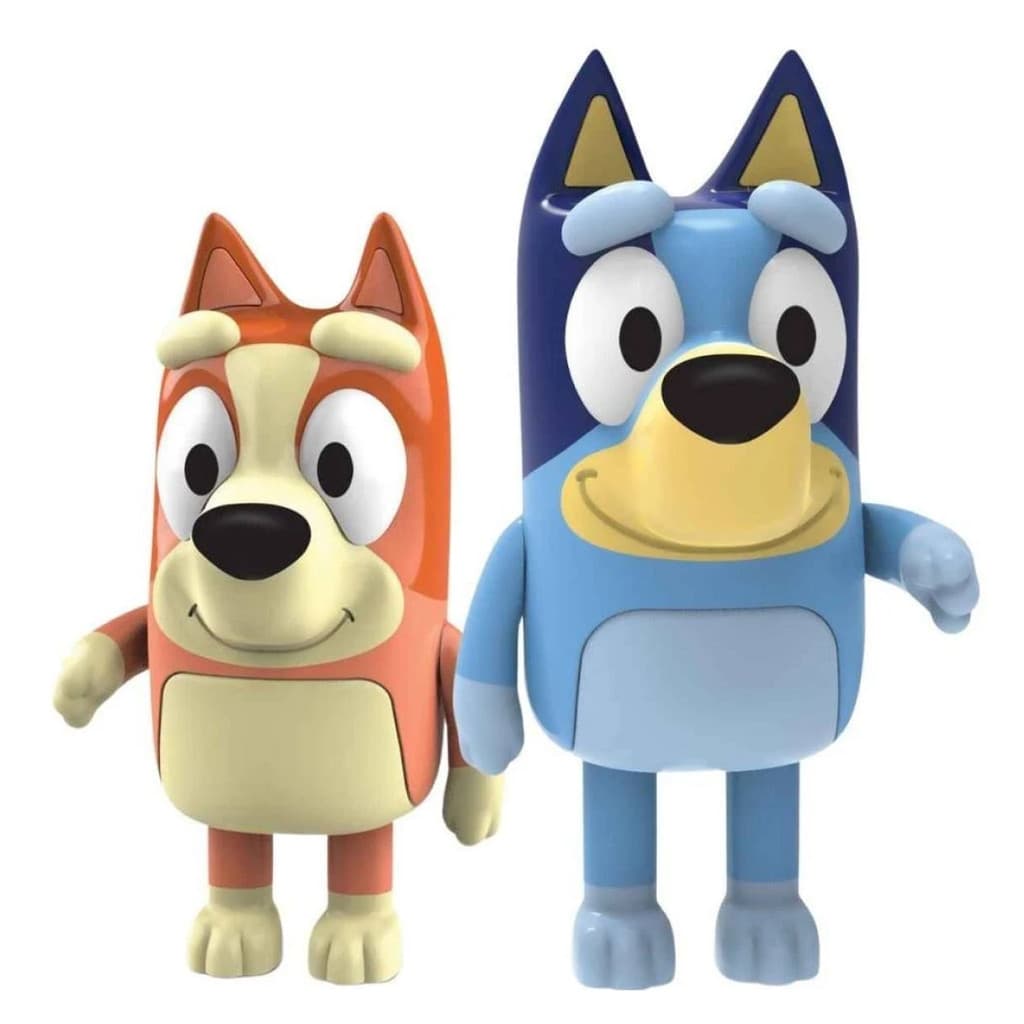 Kit 2 Bonecas Bluey e Bingo Cachorrinhas Irmãs Divertidas Lançamento Elka Brinquedos