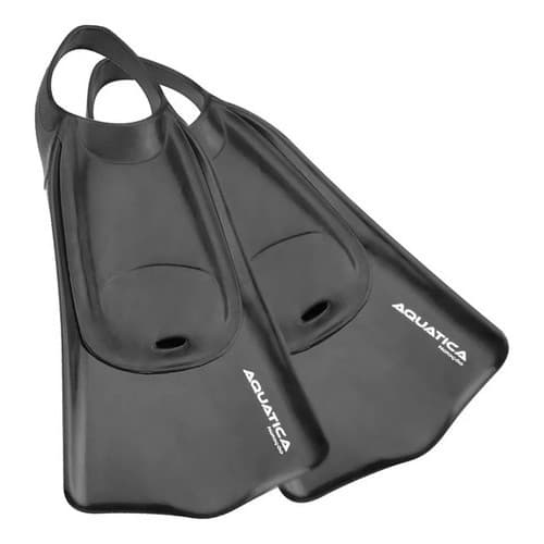 Nadadeira Pé De Pato Aquatica Natação Bodyboard Preto Seasub