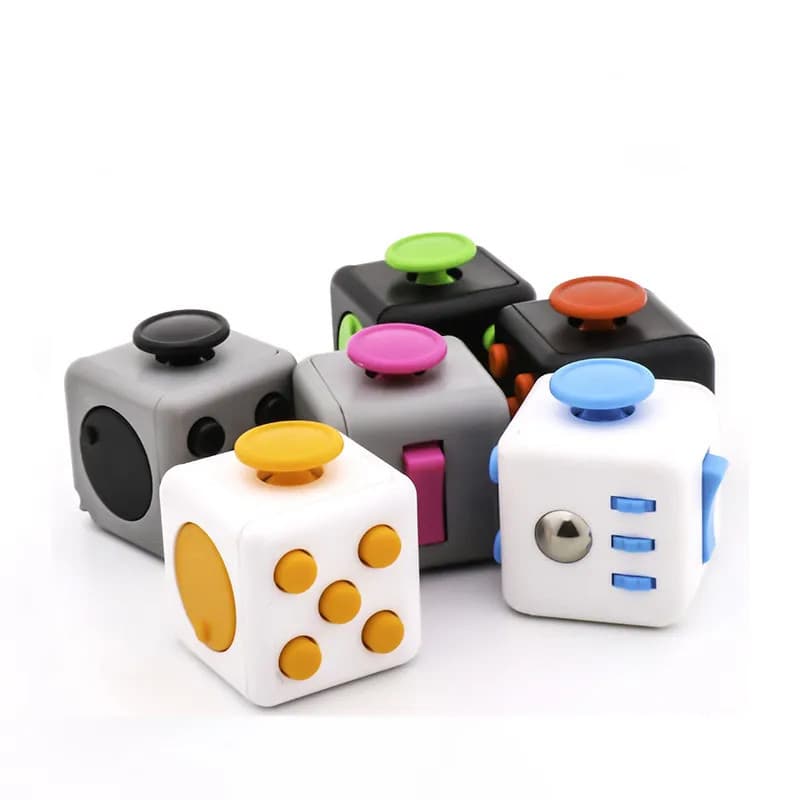 Fidget Cube Ansiedade Anti-Stress Rubik's Cube Stress Relief Toy