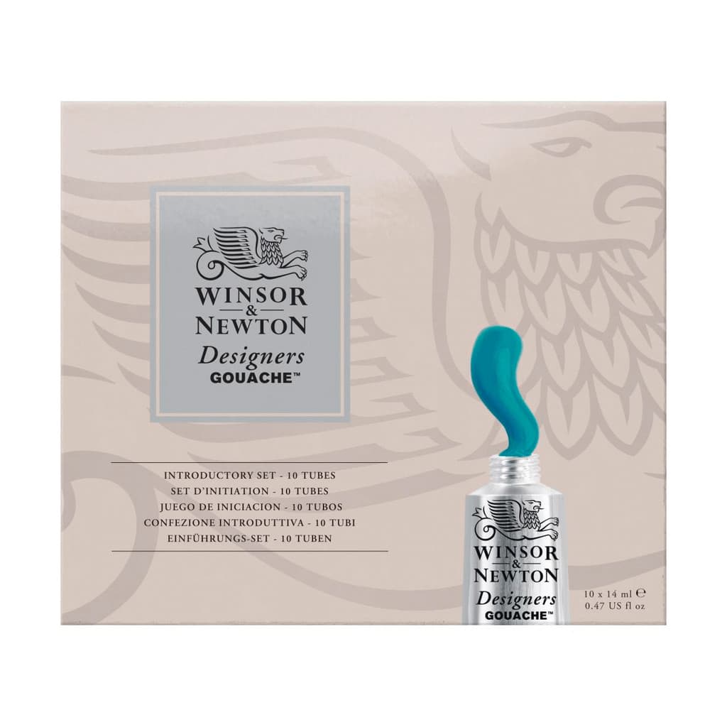 Tinta Guache Set 14ml com 10 Cores - 0690173 - Winsor & Newton Introductory