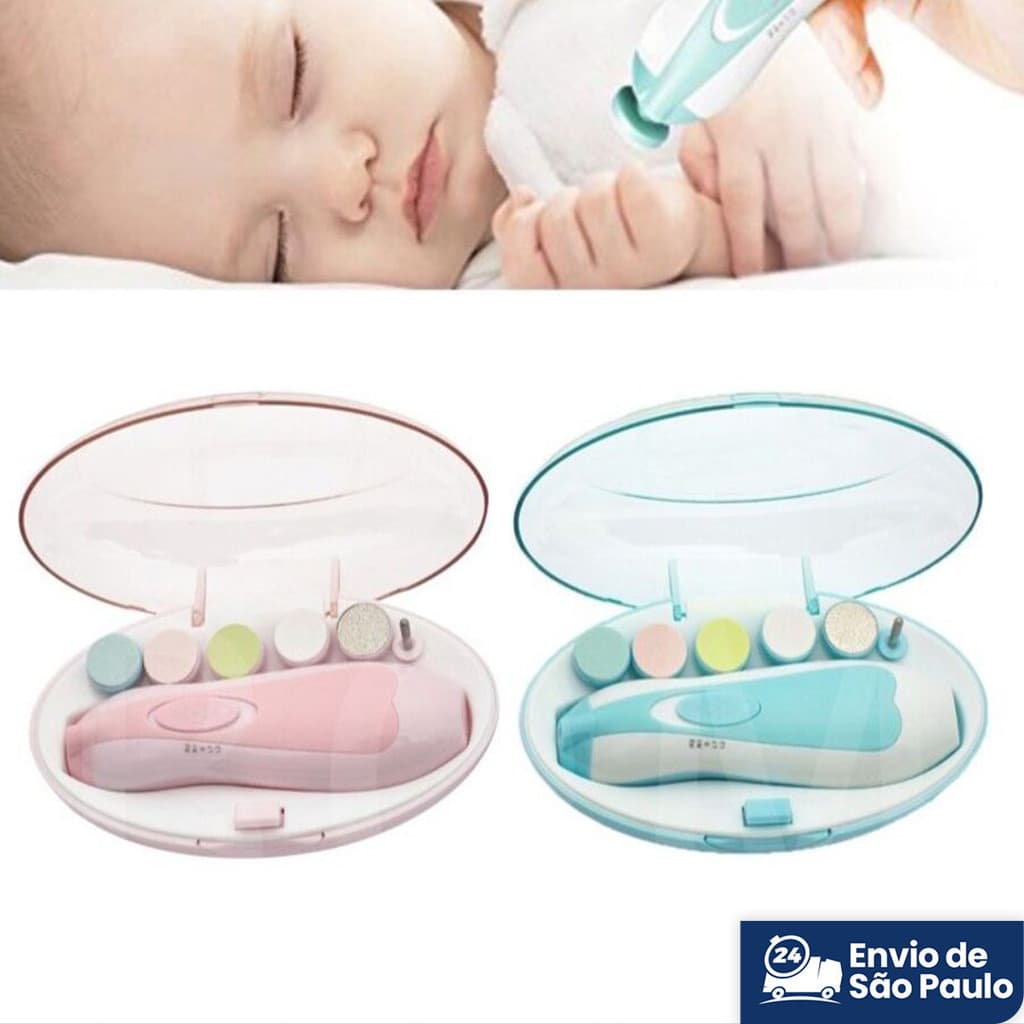 Cortador de unhas elétrico infantil Lixa Lixa para bebê