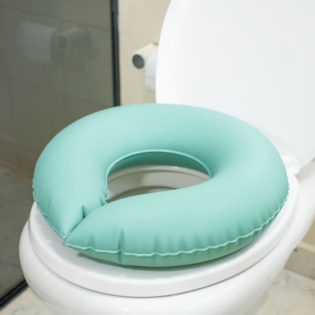 Almofada para Assento Cadeira de Banho e Vaso Sanitário Ortopédica Higiênica Água ou Ar