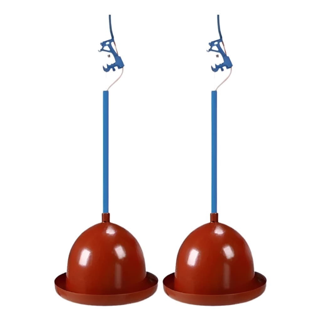 2 Bebedouro Frango Aves Pendular Automatico