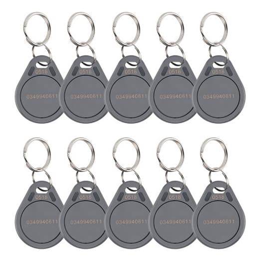 kit 10 Chaveiro Proximidade Condominio Tag Intelbras Porteiro rfid 13,56mhz **CONFIMAR COMPATIBILIDADE**