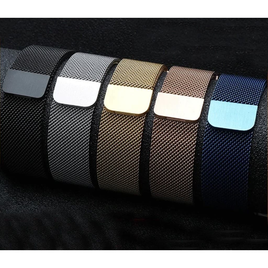 Pulseira de Metal Milanese para Smartwatch – Compatível com 42/44/45mm