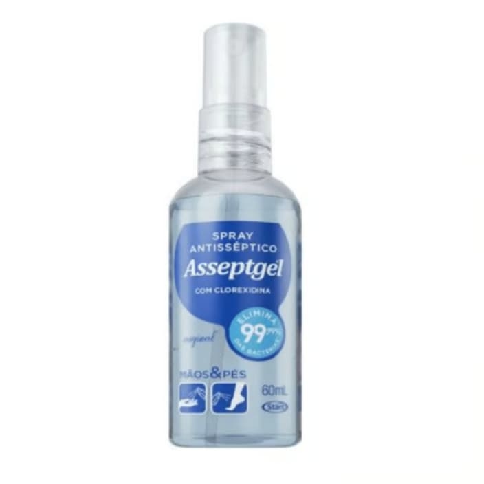 SPRAY ANTISSEPTICO ASSEPTGEL CLOREXIDINA ORIGINAL 60ML