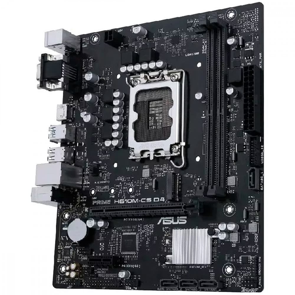 Placa Mãe Asus para Intel 1700 H610M-CS D4 Prime 2xDDR4 mATX - 90MB1B60-C1BAY0
