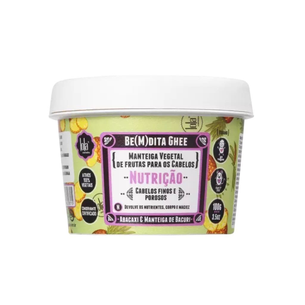Lola Cosmetics Be(M)dita Ghee Nutrição - Máscara Capilar 100g
