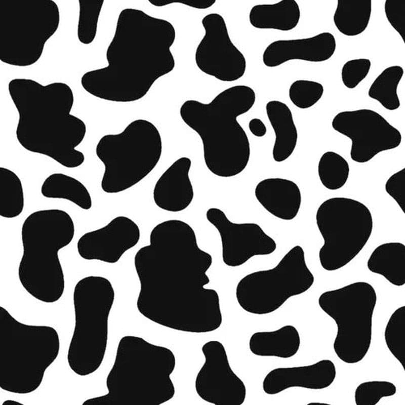 Tecido Tricoline Mancha de Vaca   1mt x 1,50mt