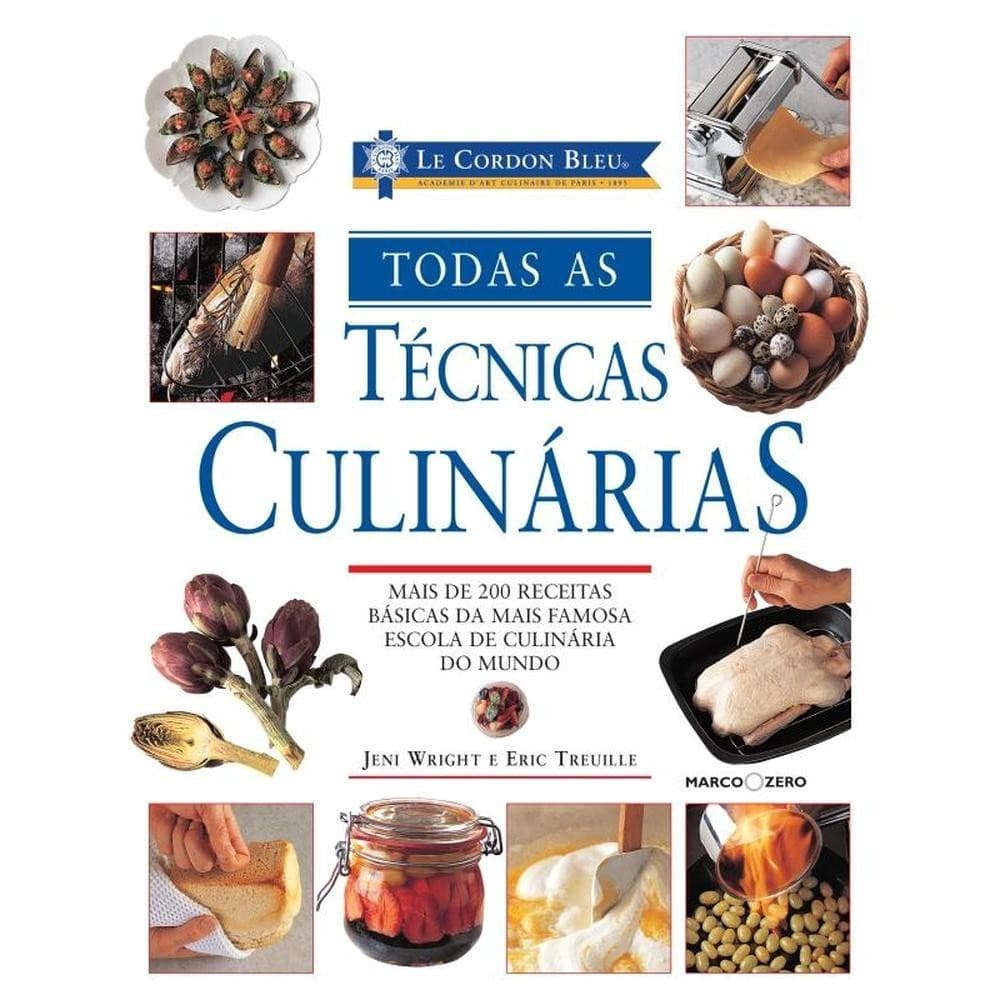 Livro CORDON BLEU TODAS AS TECNICAS CULINARIAS - Capa Dura