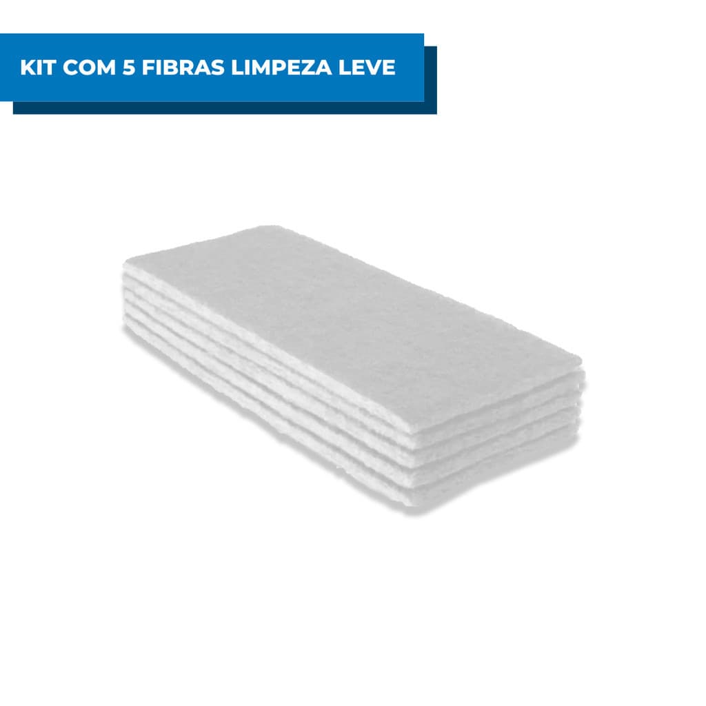 Kit 5 Fibra Tinindo De Limpeza Leve 3m 102x230mm Bucha Multiuso Esponja Delicada Louça Casa
