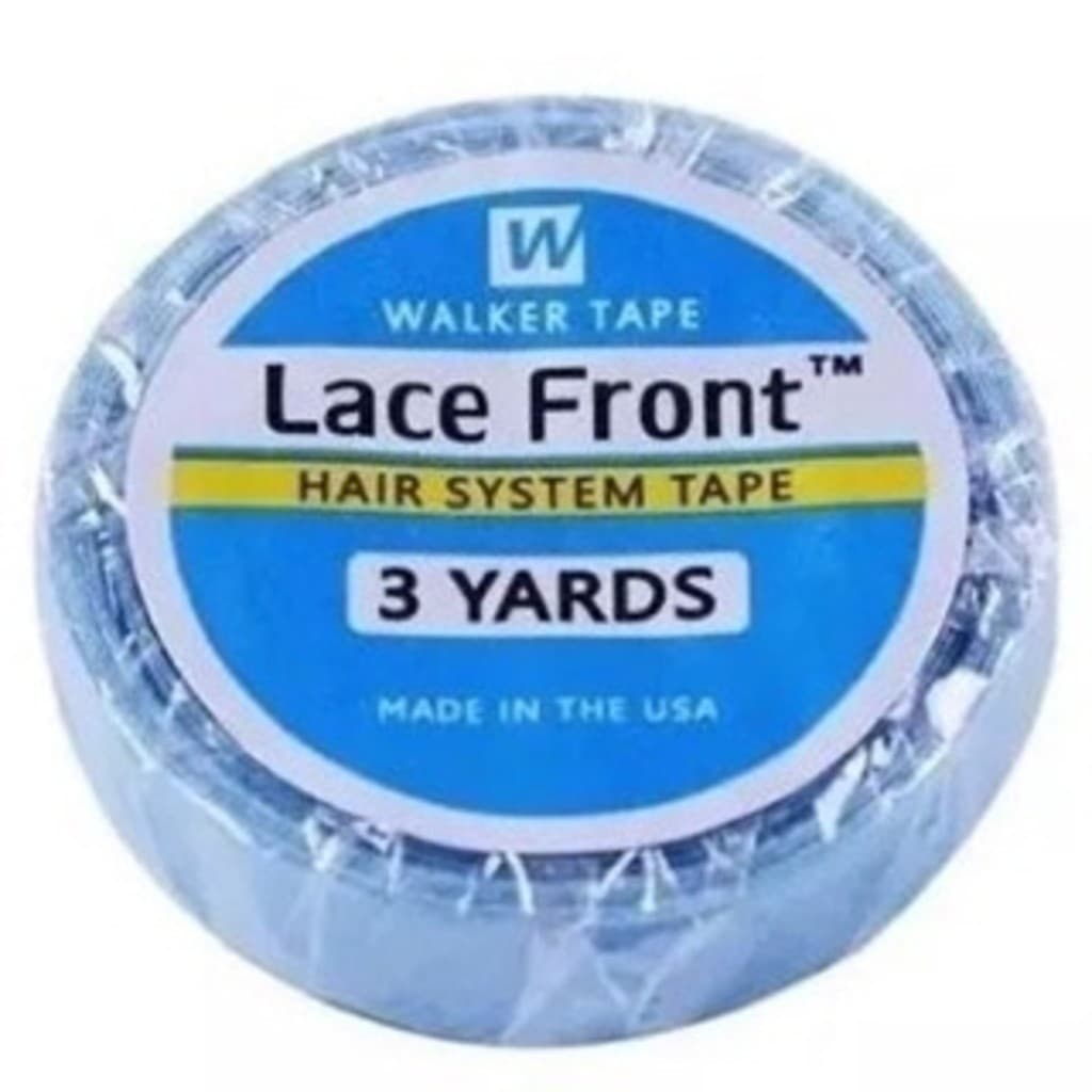 FITA LACE FRONT 3 METROS AZUL/ FITA ADESIVA MEGA HAIR/ LACES/PERUCAS COLA 1 ROLO 0,8 MM