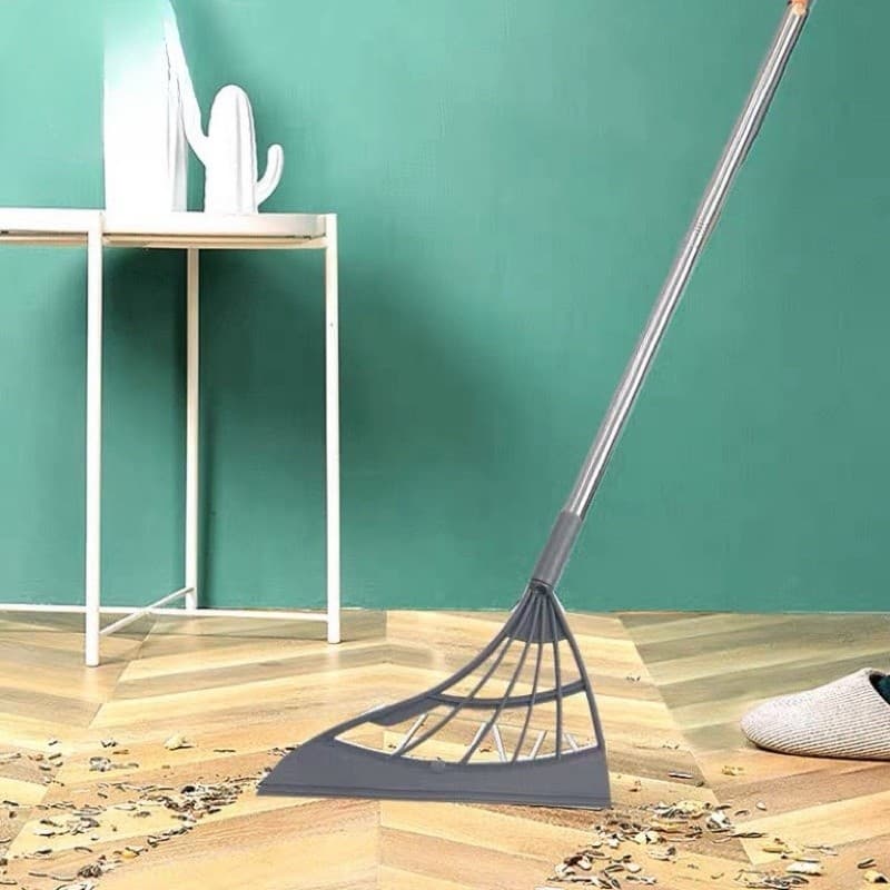 Novo：Vassoura Mágica Rodo Tira Pelo Limpa Vidro Seca Bem Silicone Cabo Grande 90cm (entrega em 24 horas)