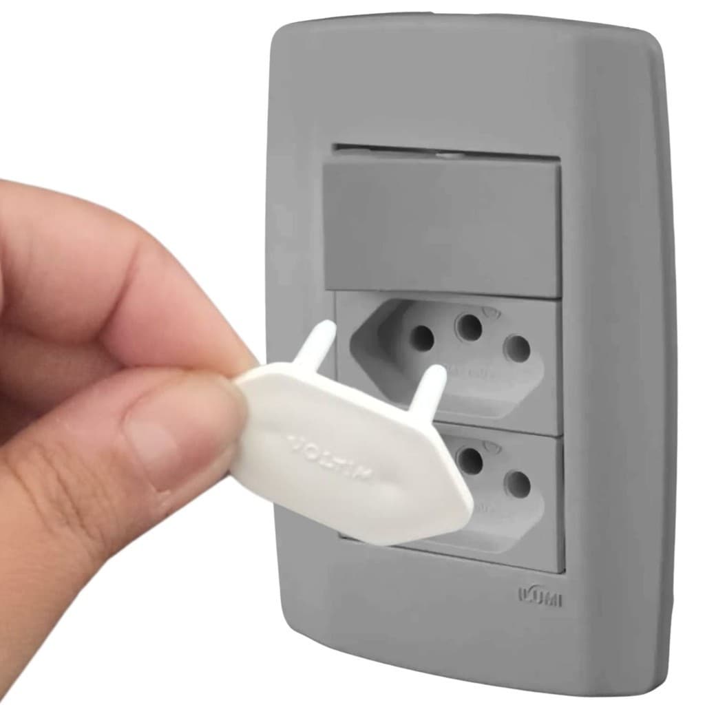 Kit 50 Tampa Protetor Tomada Bebe Segurança Anti Choque