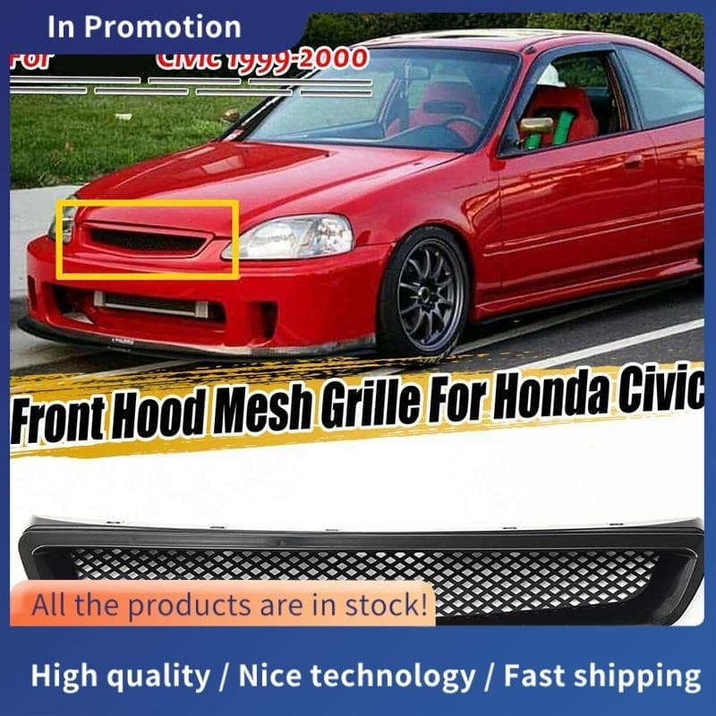 Grelha De Corrida Para Honda Civic EK CX DX EX HX LX Tipo R 1999-2000