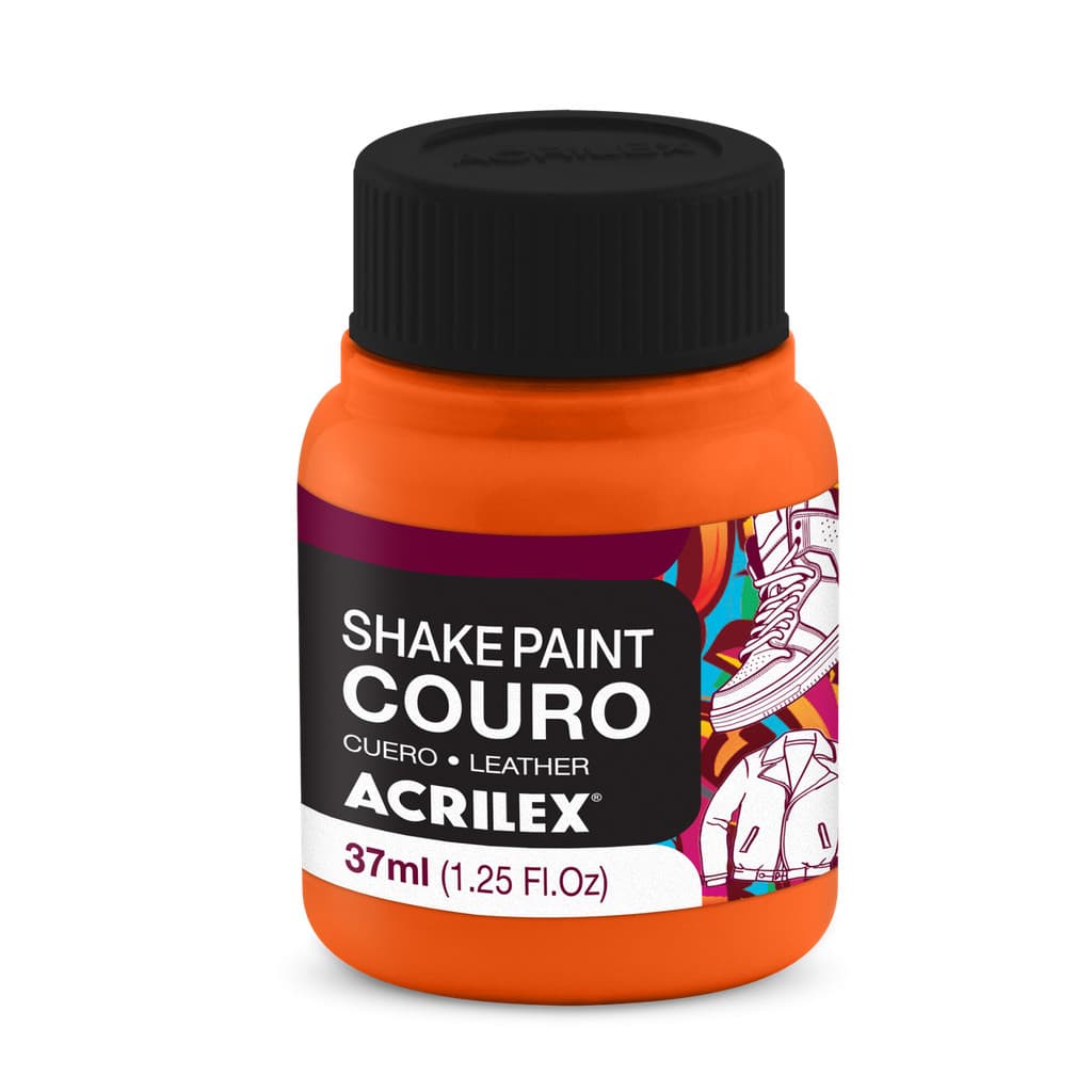Tinta Para Couro Shake Paint Fosca Acrilex - Escolha a Cor