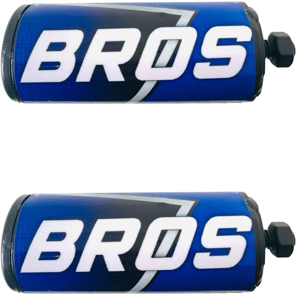 Bros Tubo Par Slider Protetor Carenagem Motor Tanque Azul Pedal Moto para Mata Cachorro