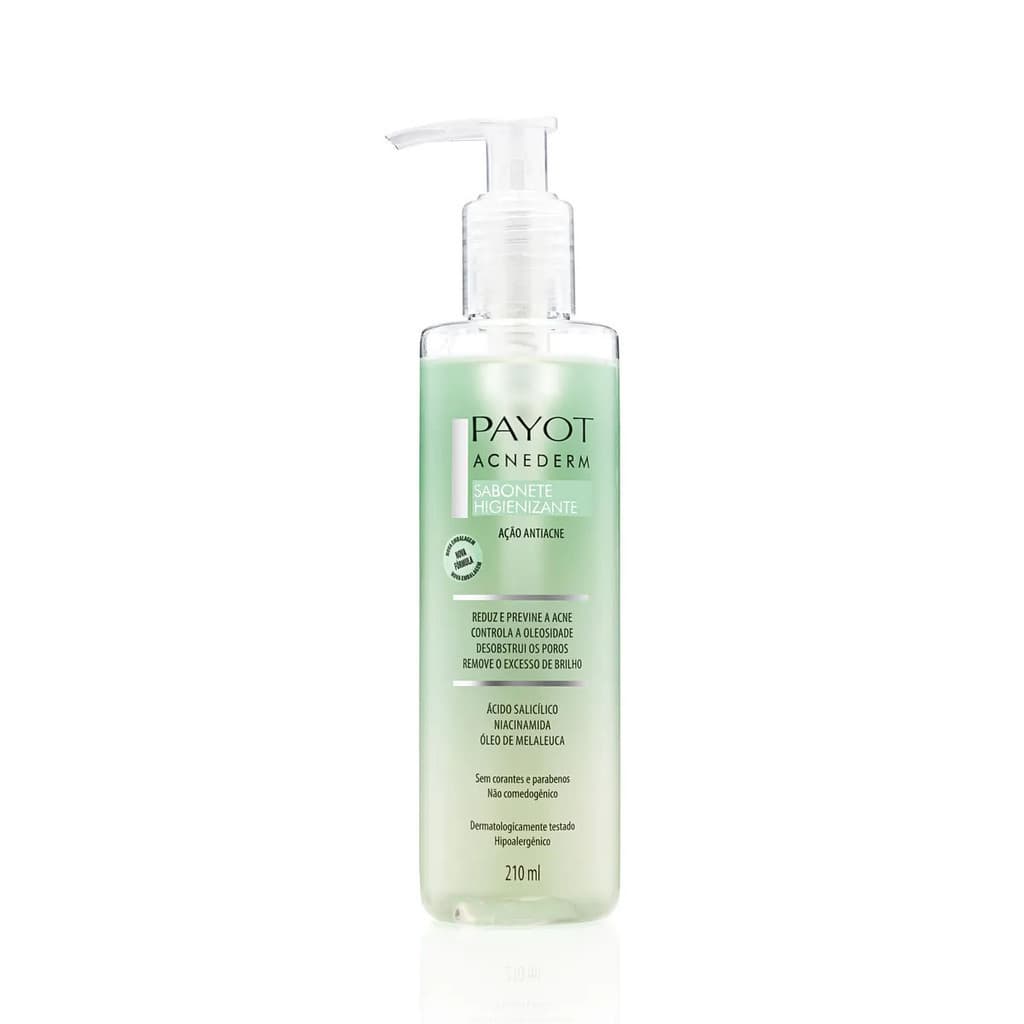 Sabonete Liquido Higienizante Facial Payot Acnederm 210ml