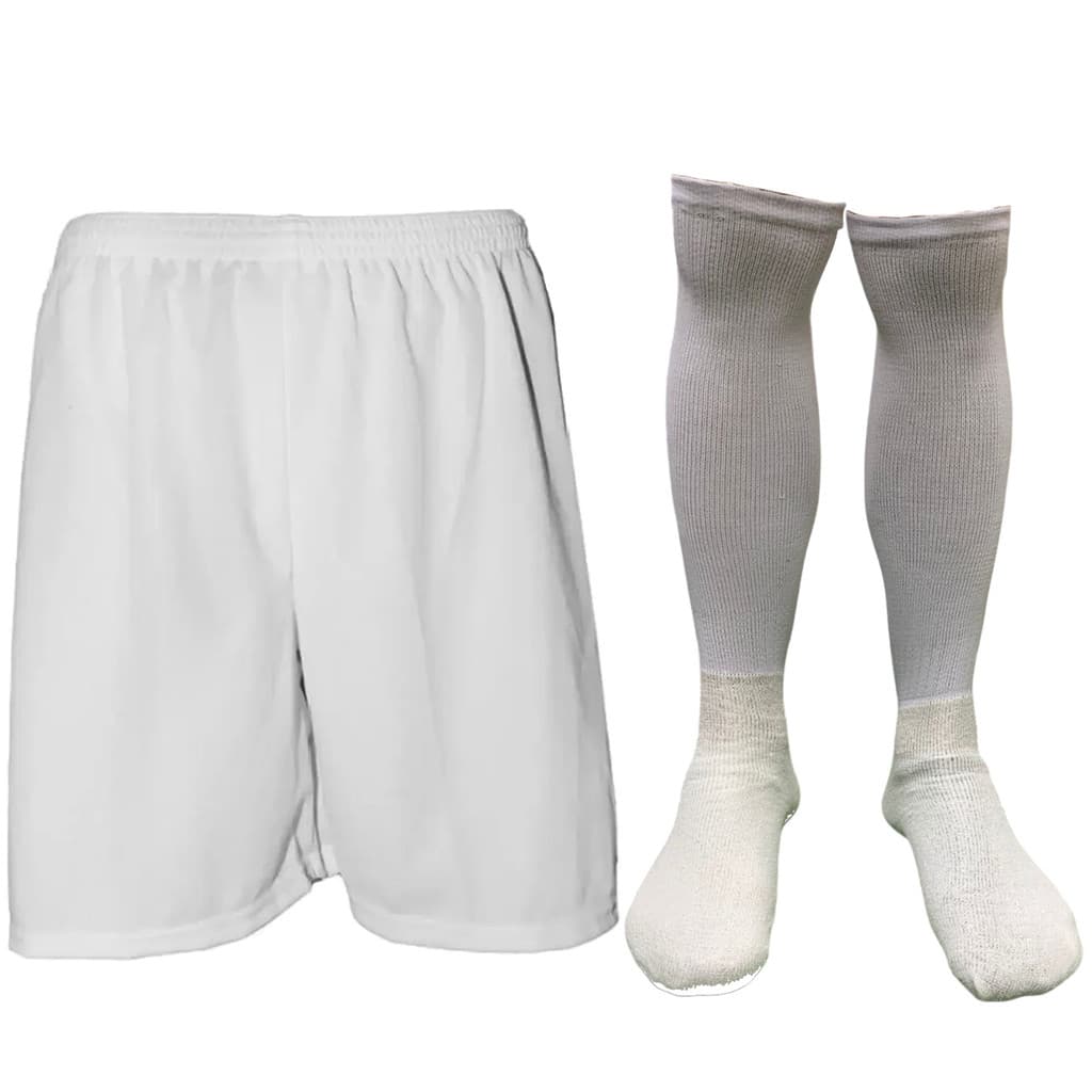 Kit Calção e Meião Futebol Original Treino Adulto