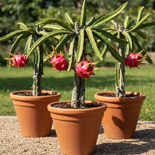 pacote sementes de pitaya rosa para vasos