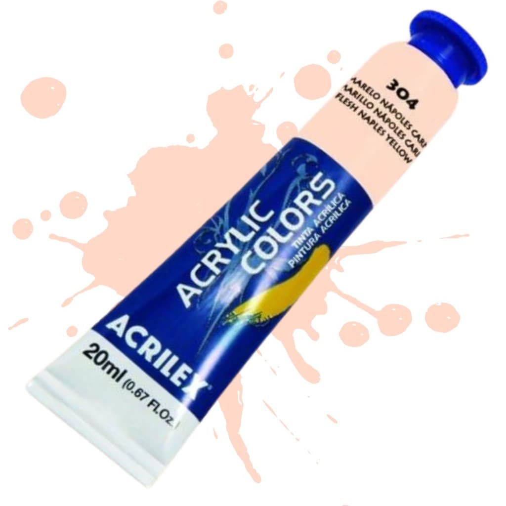 TINTA  ACRILICA ACRYLIC COLORS ACRILEX 20ML CORES FRIAS