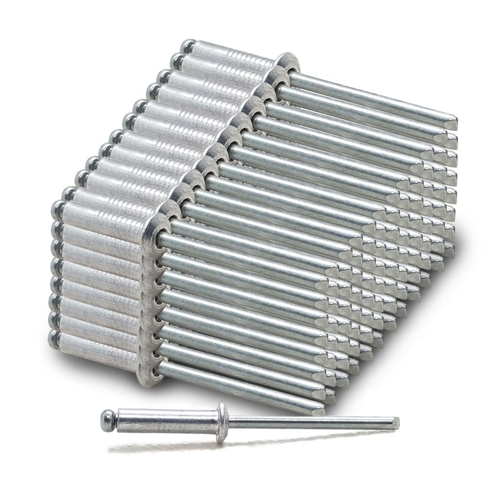 Rebite Alumínio Repuxo Número 312 - Kit 100 Un