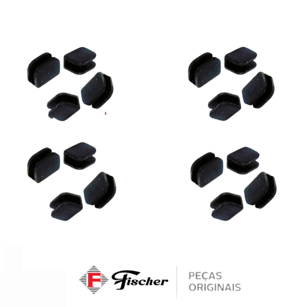 Borracha trempe grade cooktop fischer |16 peças frete grátis