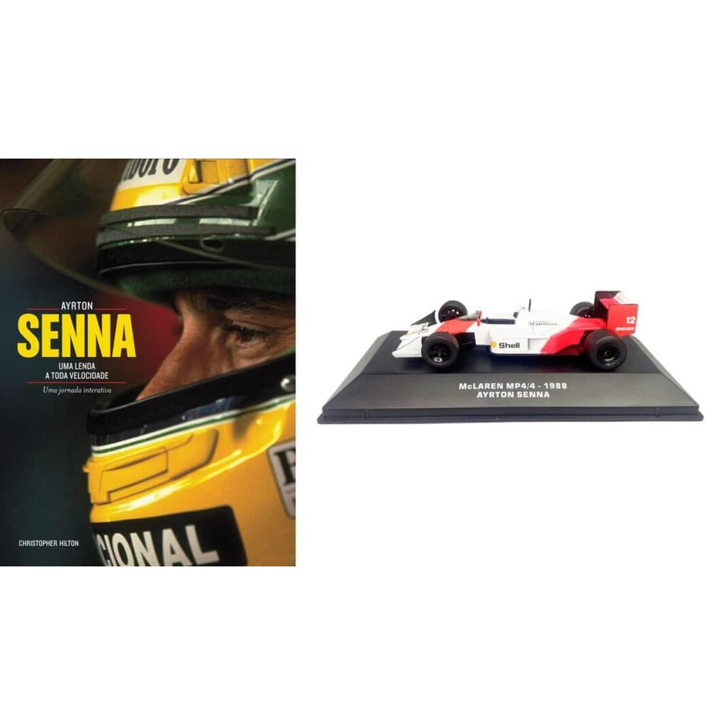 AYRTON SENNA: UMA LENDA A TODA VELOCIDADE - EDIÇÃO ESPECIAL (MCLAREN MP4/4 1988)