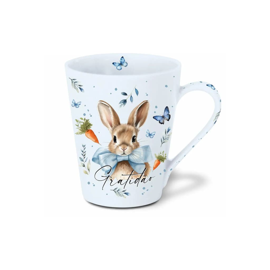 Caneca Tulipa 290 ML Gratidão - Coleção Doce Páscoa