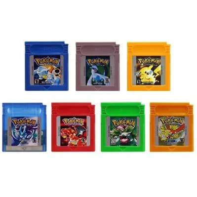 Pokémons Game Boy Collor - Red, Blue, Green, Yellow, Crystal, Golden, Silver GBC