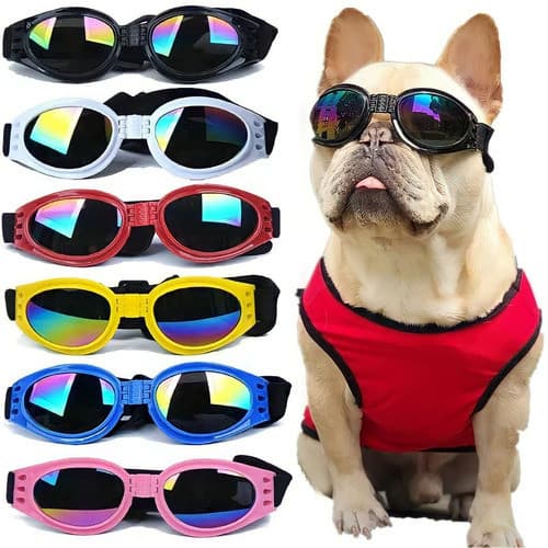 Óculos Para Cachorros Proteção UV Gatos Óculos De Sol Para Cães Porte Grande Médio Motoqueiro Top