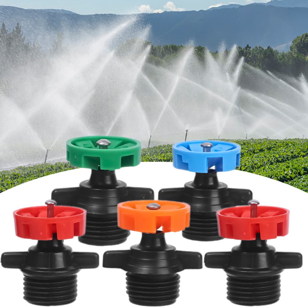 1/3/5Pcs Aspersores De 4 Pontos De Giro-Bicos Rotativos De 360 Graus-Bocal Rotativo Automático-Para Jardim Verde-Sistema De Irrigação De Plantio-Pulverizador Agrícola