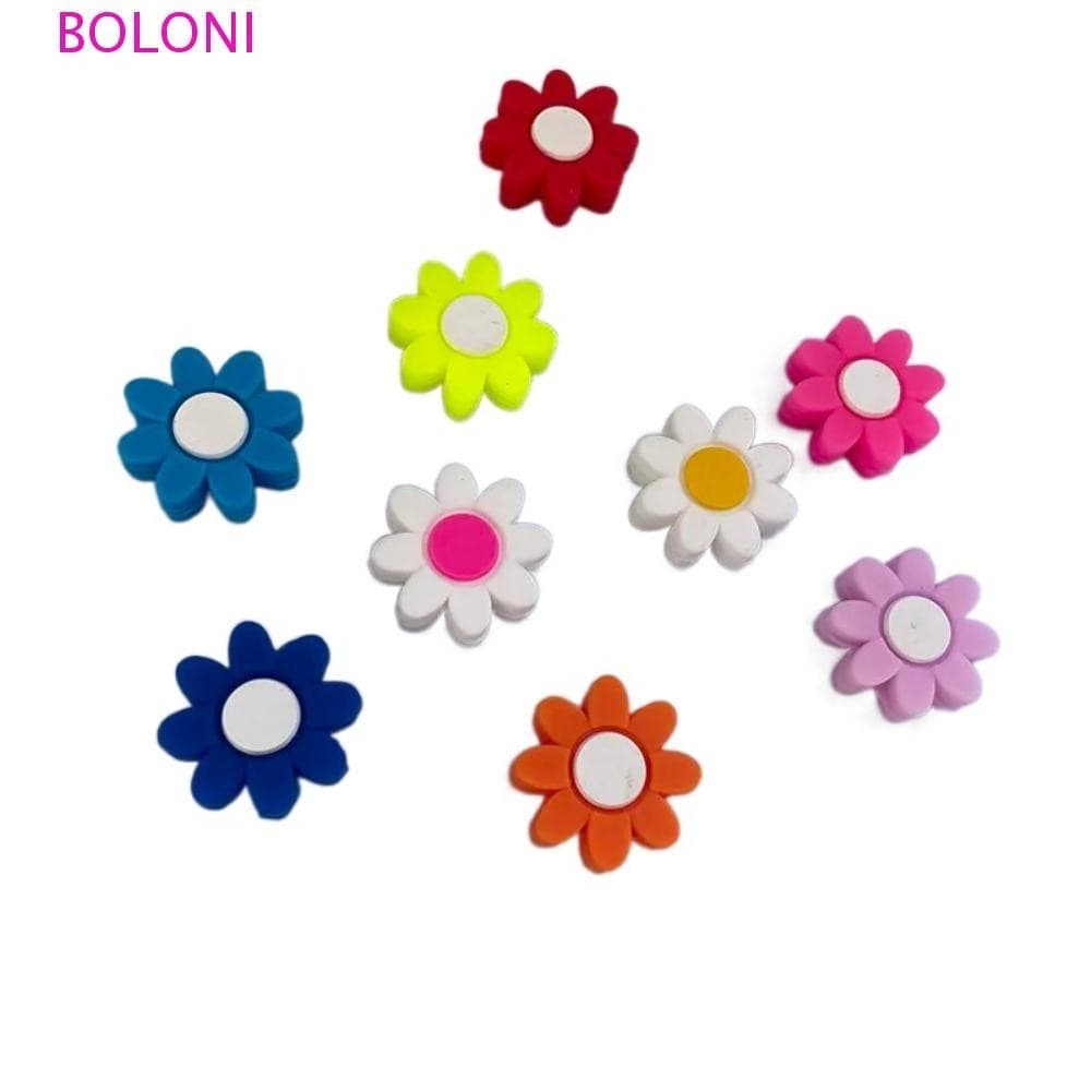 BOLONI Amortecedor De Raquete De Tênis De Flor , Anti-Vibração , Acessórios Mini Silicone Colorido Tenis