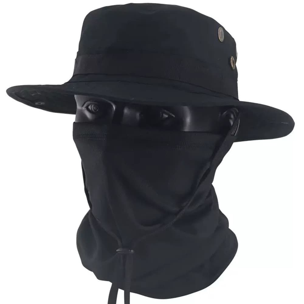 Boonie Chapéu Macio Dobrável Proteção Solar Boné De Pesca Respirável Máscara De Motocicleta Terno Protetor Amplo Pescado