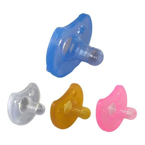 Chupeta Bico Redondo 100% Silicone Calmante Fase 1 Recém Nascido  Baby Nany