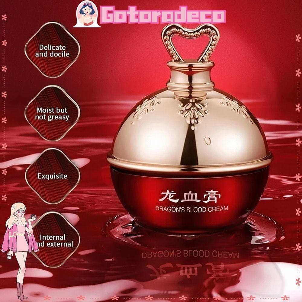 GOTORADECO Creme Facial , De Sangue De Dragão Antienvelhecimento Rejuvenescedor Hidratante De Placenta