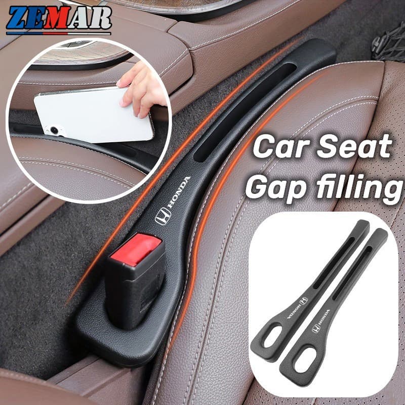 1/2Pcs Civic Car Seat Gap Filler De Enchimento Do Assento Carro Com Fita À Prova De Vazamentos Plug Ranhura Para Cartão HR-V Fit City Hatch Hrv ZR Jazz
