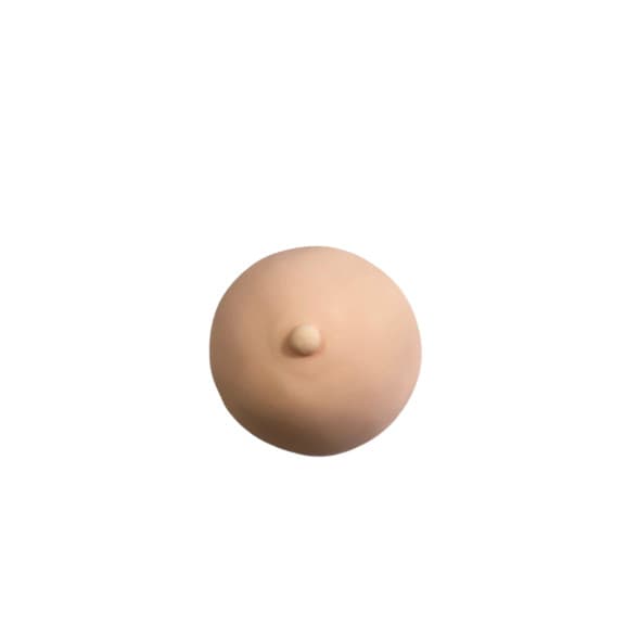 Seio Silicone Mamilo Para A Prática De Tatuagem Peito 3D Skin Training Mold Maquiagem Permanente Areola 1 Pc