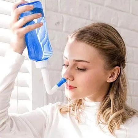 Higienizador Irrigador Ducha Lavagem Nasal Alívio Congestão Sinusite 300ml