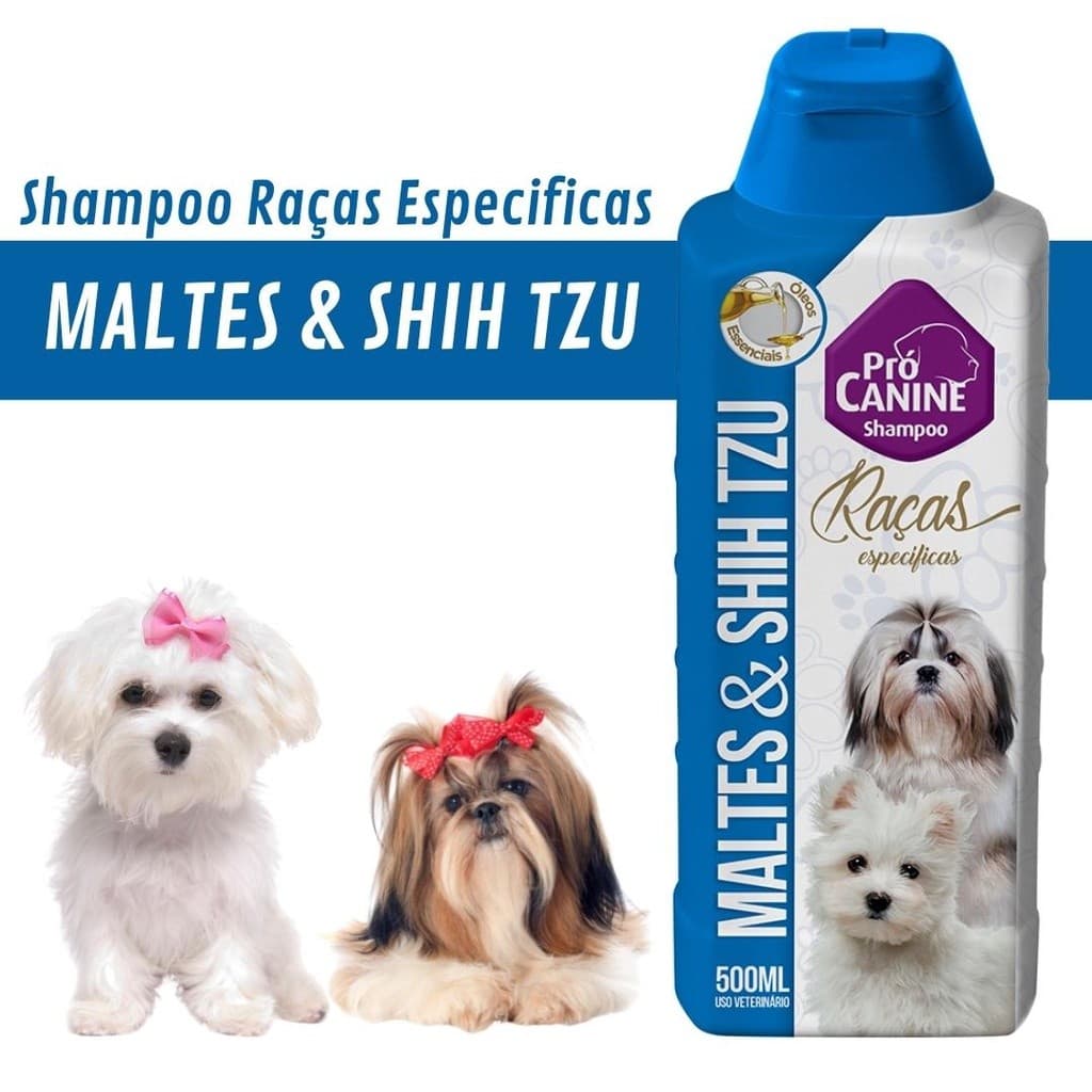 Shampoo para Cachorro Raças Maltes e Shih-Tzu PróCanine 700ml - ENVIO IMEDIATOOO
