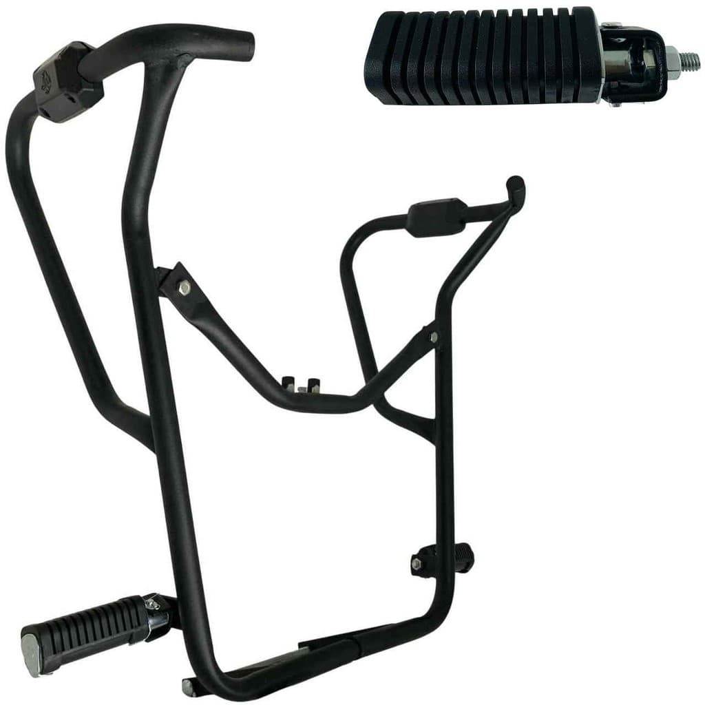 Lander 250 Modelo 2024 Protetor Carenagem Motor Tanque Pedal Mata Cachorro com Pedaleira Retrátil Moto