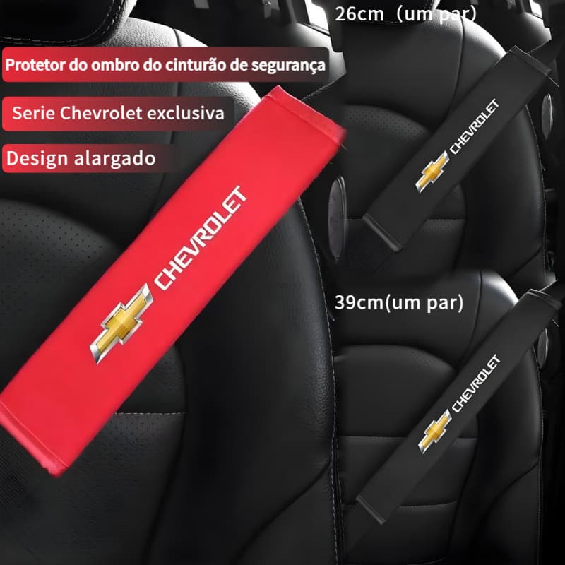 SXD Capa de ombro para cinto de segurança de carro Chevrolet acessórios internos de assento de carro，Um par，Sem derramam