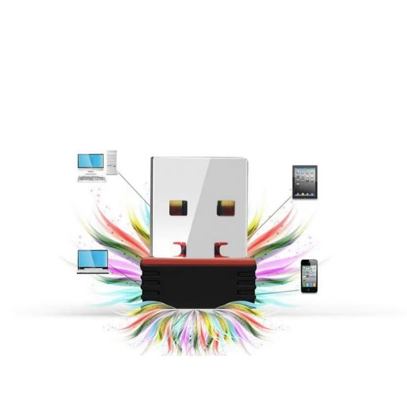 Mini Adaptador Receptor Wireless Usb 2.4ghz Wifi 900mbps
