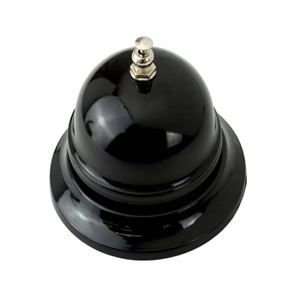 Campainha Sino De Mesa Preto Sineta