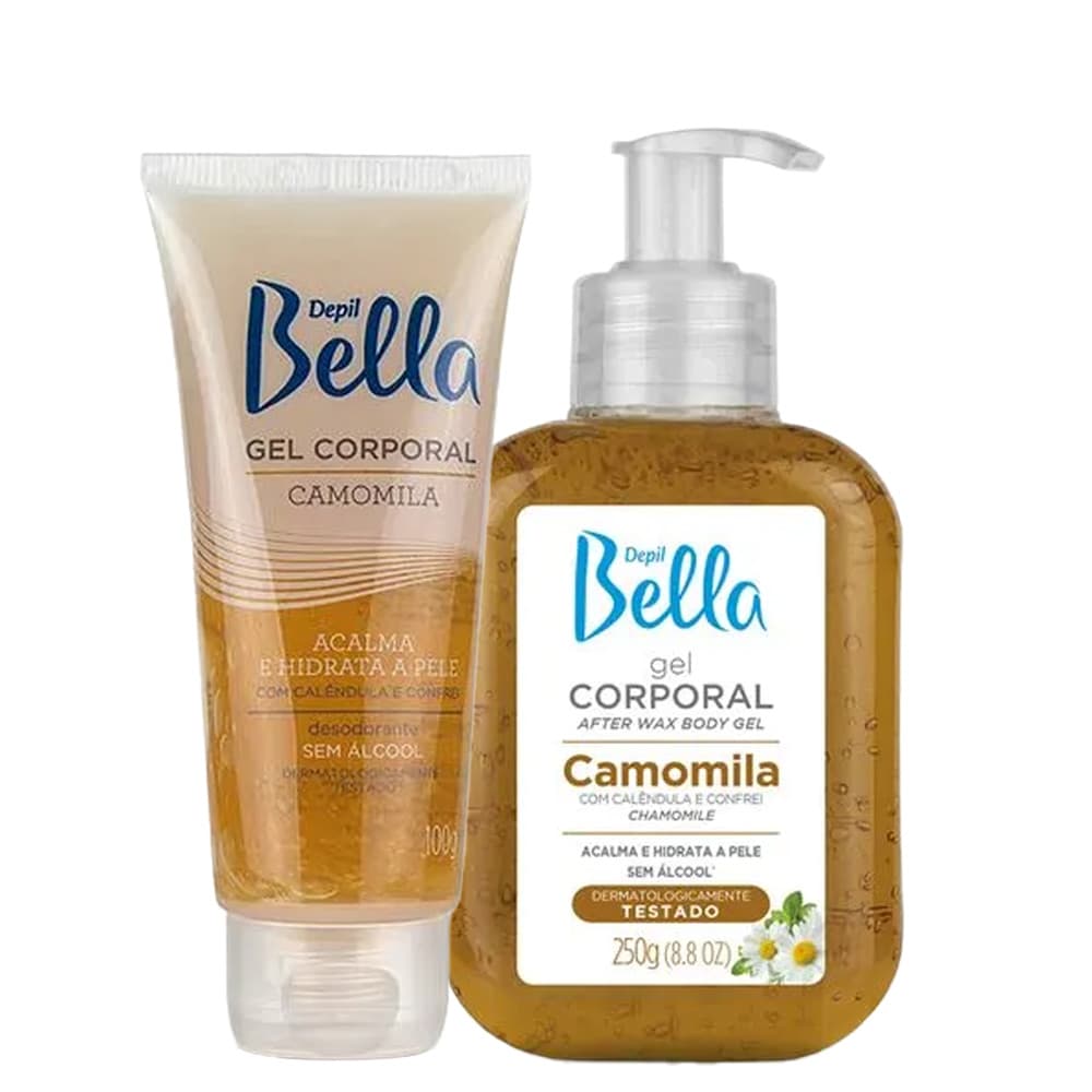 Gel Pós Depilação Calmante de Camomila Depil Bella