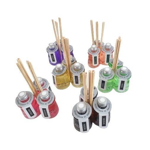 Conj. 3 Aromatizador de Ambientes Difusor com Varetas para Quarto Sala Banheiro Vidaromas 240ml