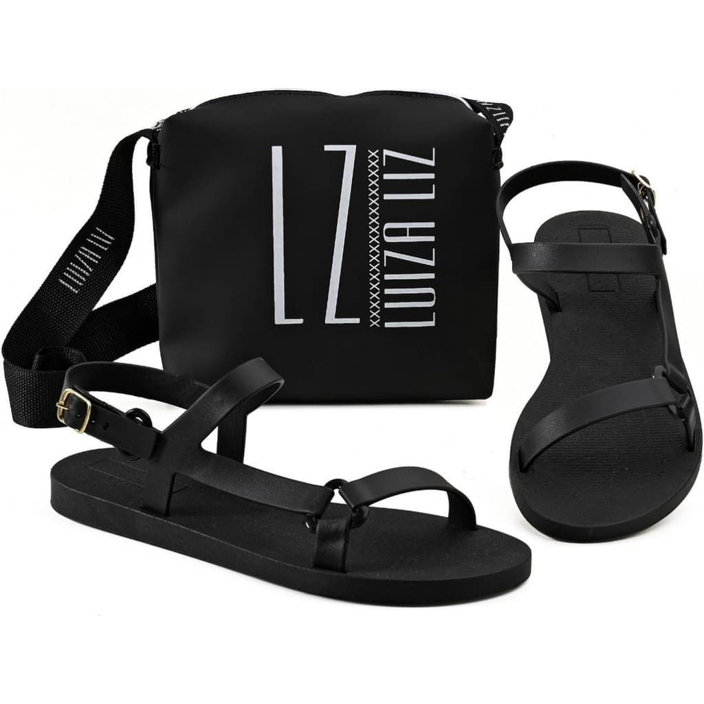 SANDÁLIA FEMININA INJETADA CONFORTAVEL LEVE COM BOLSA