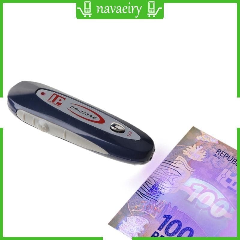 nava Detector Dinheiro 2 Portátil Testador Notas Banco Luz Magnética