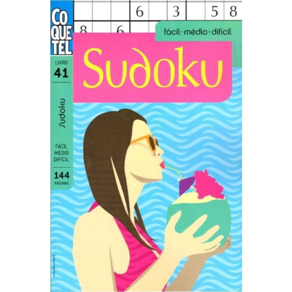 Super KIT COQUETEL com 3 livros  - Palavras Cruzadas, treine seu ingles e Sudoku